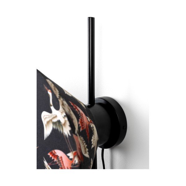 Sieninė lempa juodos spalvos Jaylee – White Label-image-4