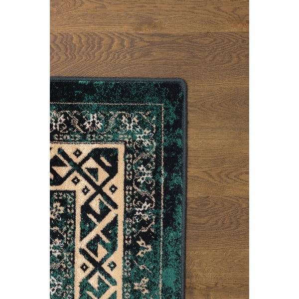 Kilimas iš vilnos smaragdinės spalvos 200x300 cm Mia – Agnella-image-3