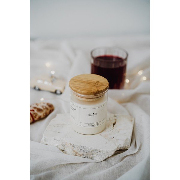 Aromatinė žvakė iš sojų vaško degimo laikas 40 h #72 Mulled Wine – Perfumed Prague-image-3