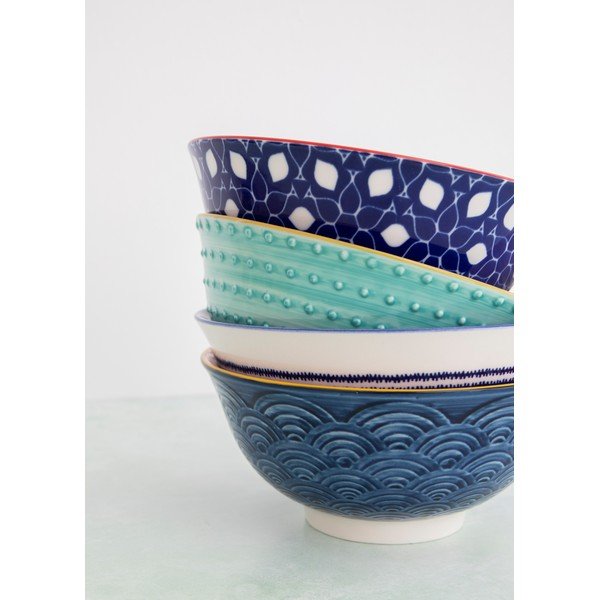 4 keraminių dubenėlių rinkinys Kitchen Craft, ø 16,5 cm-image-2