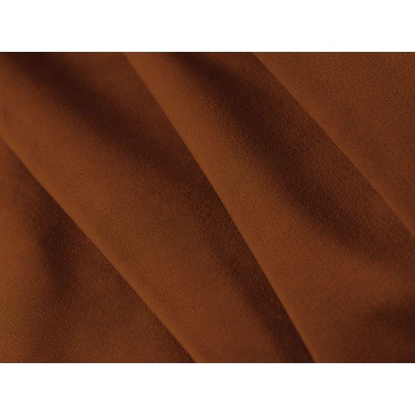Terakotos spalvos sofa miegojimui iš velveto 184 cm – Micadoni -image-4