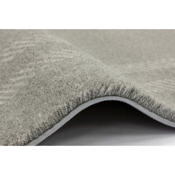Kilimas iš vilnos šviesiai pilkos spalvos 240x340 cm Calisia M Grid Rim – Agnella-image-2