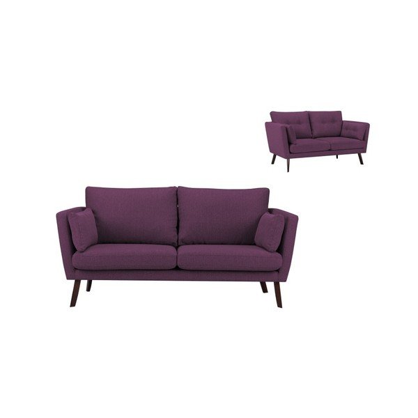 Violetinė 3 vietų sofa Mazzini Sofos Elena-image-1