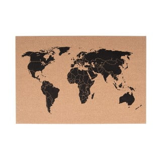 Kamštinis sieninis žemėlapis PT LIVING World, 60 x 40 cm