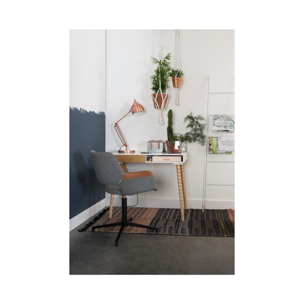 Baltos spalvos daiktų laikymo kopėčios Zuiver Rack-image-4