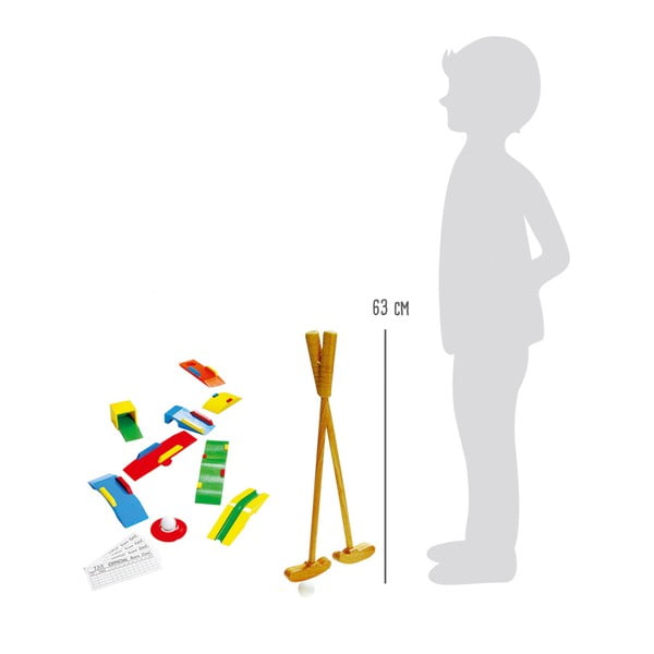 Medinis mini golfas Legler Crazy Golf-image-1