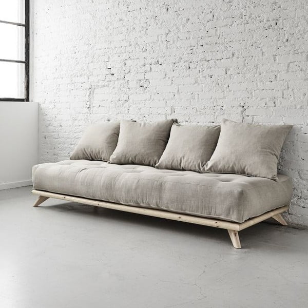 Sofa "Senza Natural/Light Grey