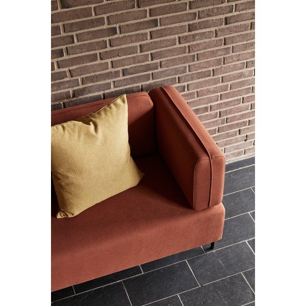 Oranžinė sofa su metalo konstrukcija Hübsch Block-image-2