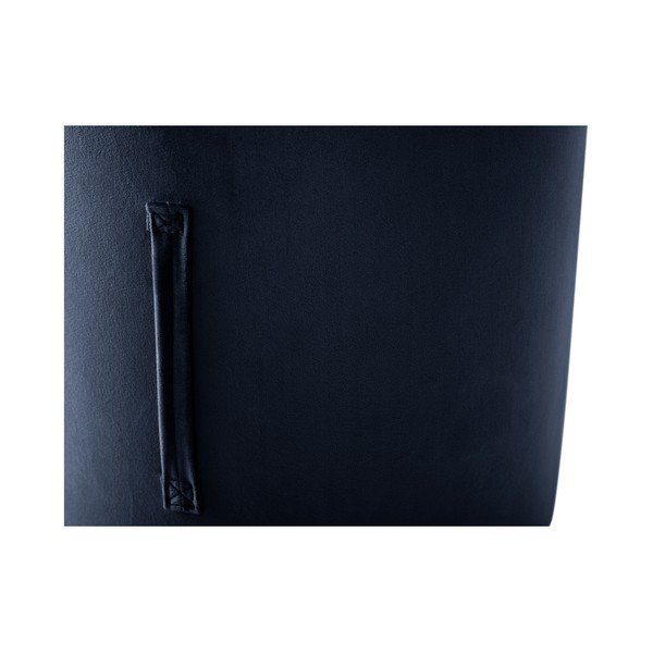Tamsiai mėlynas pufas Mazzini Sofas Fiore, skersmuo 40 cm-image-3
