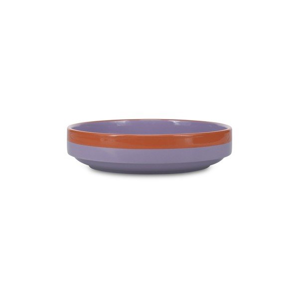 Oranžinės spalvos/violetinės spalvos iš akmens masės mažas dubuo 1,2 l Duo – ONA-image-3