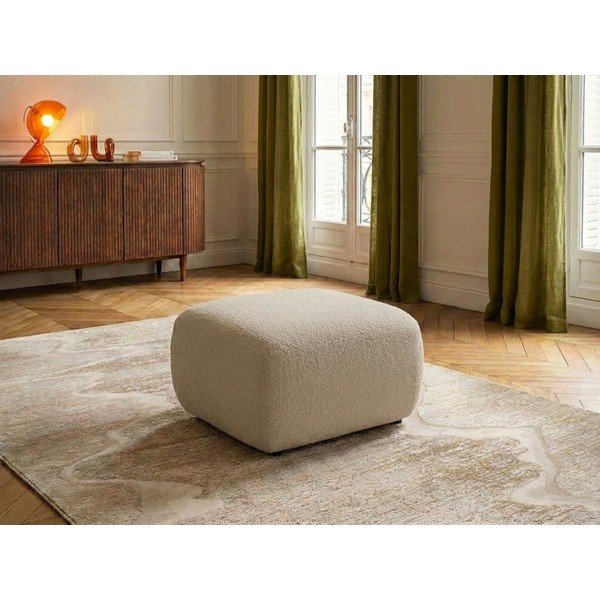 Smėlio spalvos taburetė iš boucle Montaigne – Bobochic Paris-image-1