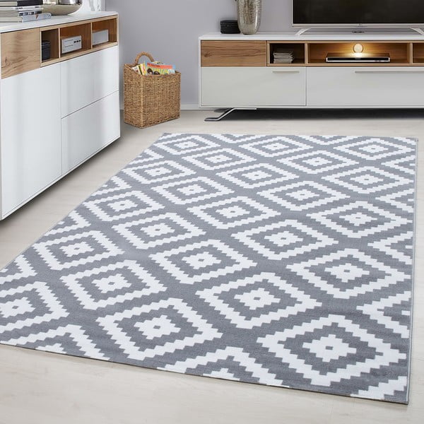 Kilimas šviesiai pilkos spalvos 80x150 cm Plus – Ayyildiz Carpets-image-1
