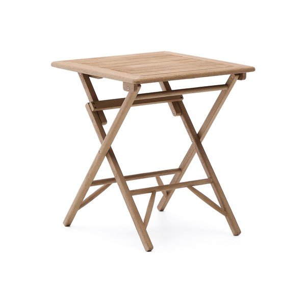 Iš akacijos masyvo sodo valgomojo stalas 66x66 cm Dandara – Kave Home