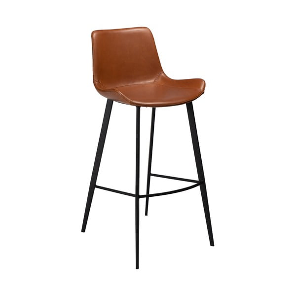 Ruda baro kėdė iš odos imitacijos DAN–FORM Denmark Hype, aukštis 103 cm
