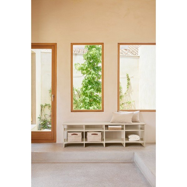 TV spintelė kreminės spalvos 180x50x40 cm Inari – Teulat-image-1