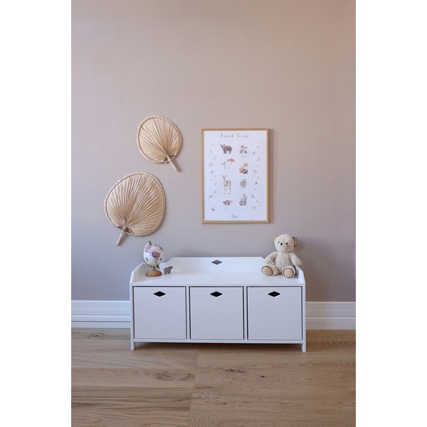 Baltos spalvos vaikiška daiktadėžė 30x30x30 cm Luca – Cam Cam Copenhagen-image-2