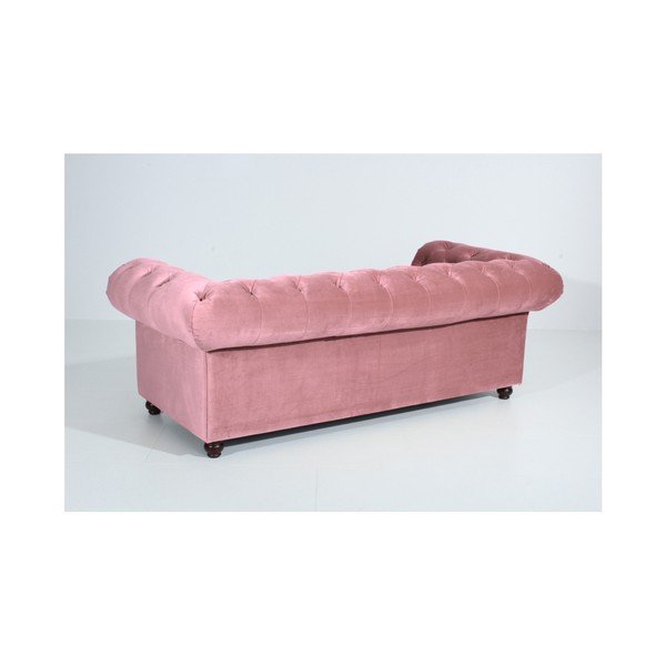 Rožinė sofa "Max Winzer Orleans Velvet", 216 cm-image-4