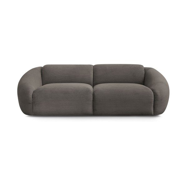 Taupe spalvos sofa iš kordinio velveto 250 cm Tina – Bobochic Paris