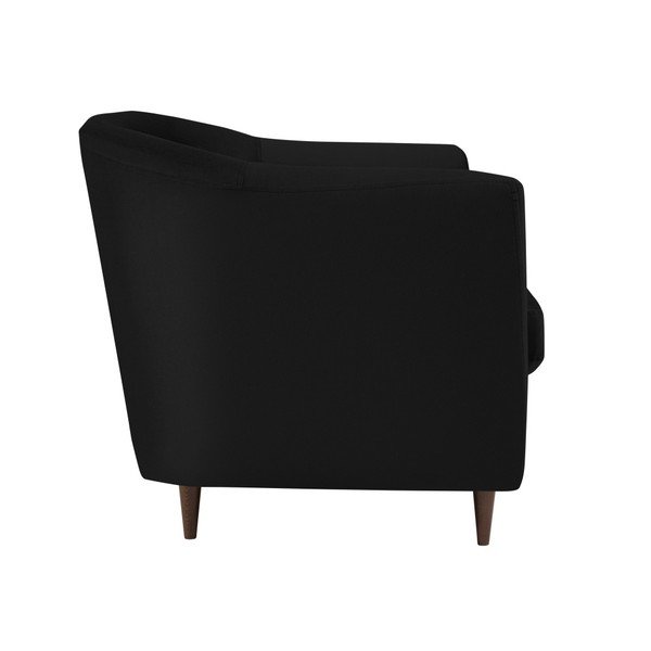 Juodas aksominis fotelis "Kooko Home Glam-image-1