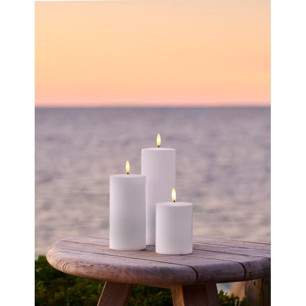 Lauko LED žvakės 3 vnt. (aukštis 20 cm) Sille – Sirius-image-1