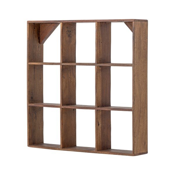 Natūralios spalvos iš perdirbtos medienos kelių aukštų sieninė lentyna 53 cm Tilo – Bloomingville-image-2