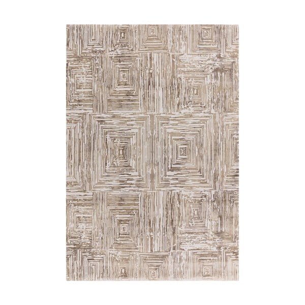 Smėlio spalvos kilimas 80x150 cm Kuza Lines Beige – Asiatic Carpets