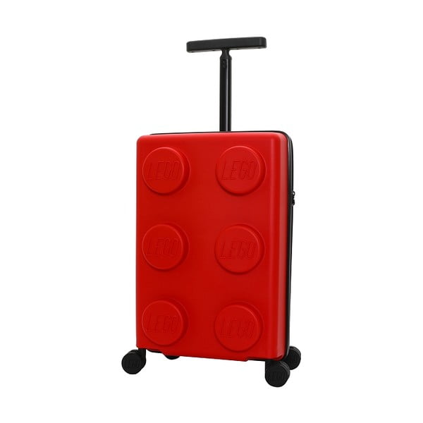 Raudonas vaikiškas kelioninis lagaminas LEGO® Signature