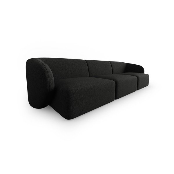 Sofa juodos spalvos 259 cm Shane – Micadoni Home-image-1