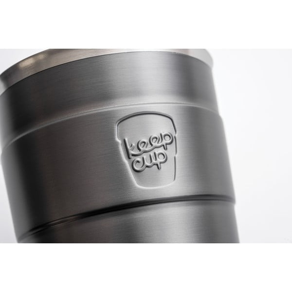 Pilkas kelioninis puodelis su dangteliu KeepCup Nitro Thermal, 340 ml-image-1