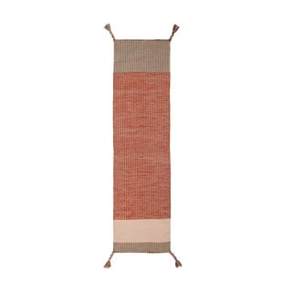 Oranžinis vilnonis kilimas Flair Rugs Anu, 60 x 200 cm