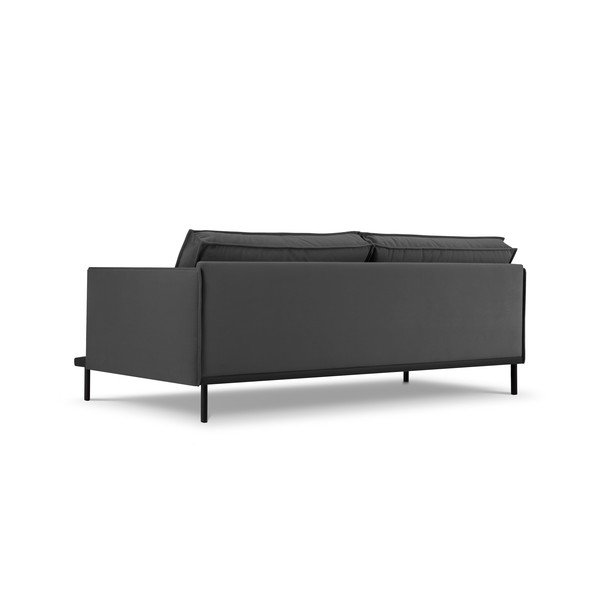 Tamsiai pilka sofa su aksominiu paviršiumi Interieurs 86 Auguste-image-4