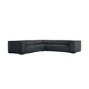 Iš odos kampinė sofa tamsiai mėlynos spalvos (kintama) Madame – Windsor & Co Sofas