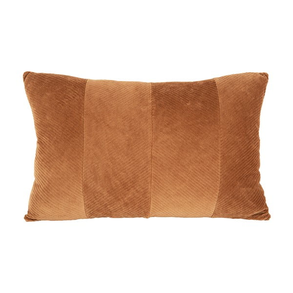 Ruda aksominė pagalvė PT LIVING Velvet, 60 x 30 cm
