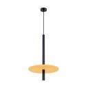 Geltonos spalvos/smėlio spalvos iš metalo kabantis šviestuvas ø 30 cm Rilu – Sollux