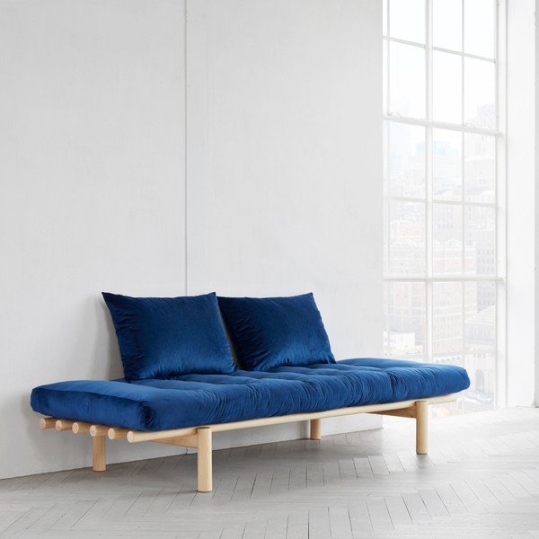Kintama sofa "Karup Pace Natural/Velvet Navy-image-1