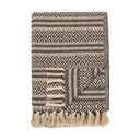 Rudos spalvos iš perdirbtos medvilnės antklodė ir pledas 130x180 cm Adana – House Nordic