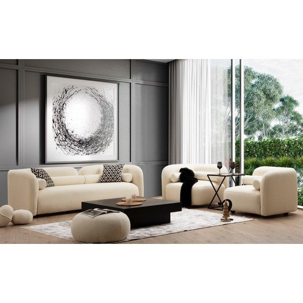Sofa kreminės spalvos 228 cm Victoria – Artie-image-4