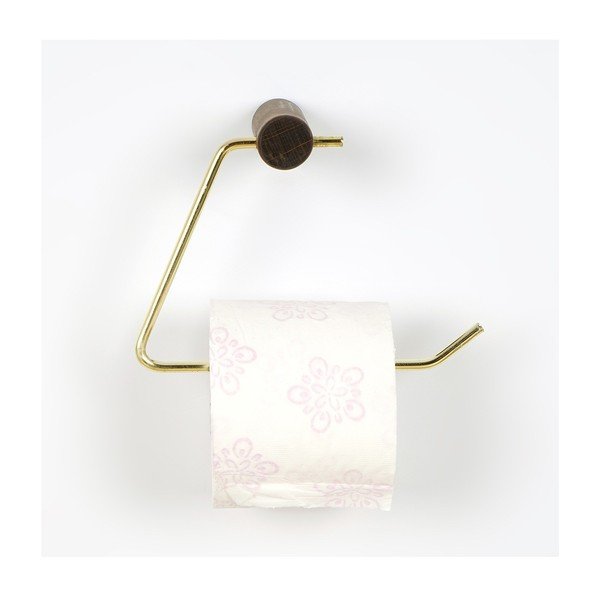 Ant sienos tvirtinamas medinis tualetinio popieriaus laikiklis - Kalune Design