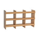 Knygų spinta  natūralios spalvos iš ąžuolo 120x70x32 cm Momentum – Hübsch