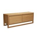 Atlenkiama spintelė batams natūralios spalvos su suoliuku iš ąžuolo NewEst – Woodman