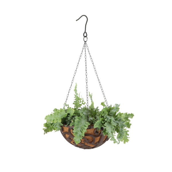 Iš metalo pakabinamas ir sieninis vazonas ø 30 cm – Esschert Design-image-2