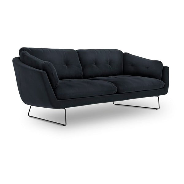 Tamsiai mėlyna aksominė sofa Windsor & Co Sofas Gravity-image-2