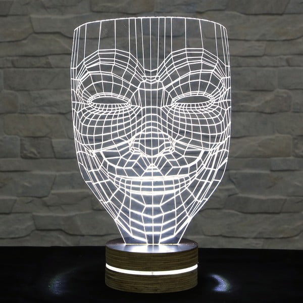 3D stalinė lempa Anonimas