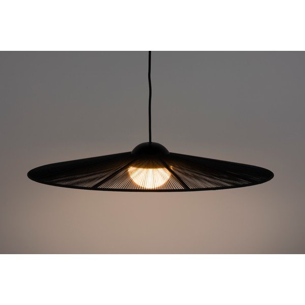 Juodos spalvos kabantis šviestuvas su pritemdymo funkcija ø 65 cm Belle – Zuiver-image-1