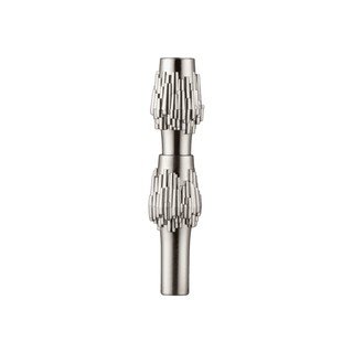 Matinės sidabrinės spalvos iš metalo vaza (aukštis 10 cm) Quist – STOFF Nagel