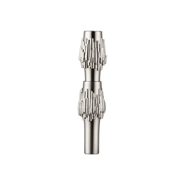 Matinės sidabrinės spalvos iš metalo vaza (aukštis 10 cm) Quist – STOFF Nagel