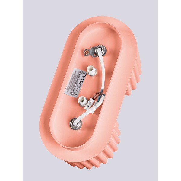 Persikų spalvos iš metalo taškinis šviestuvas 10x21 cm Zora – Sollux-image-4