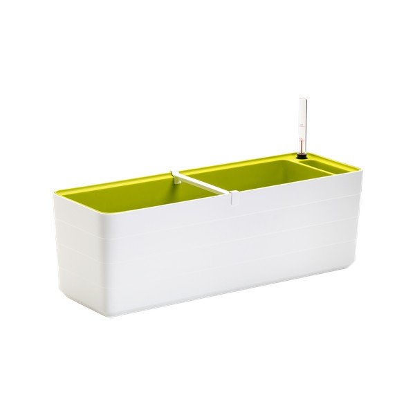 Baltai žalias savaiminio laistymo vazonas Plastia Berberis , 59 cm ilgio-image-1