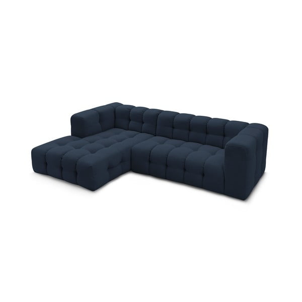 Kampinė sofa tamsiai mėlynos spalvos Cloud – Bobochic Paris-image-4