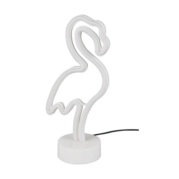 Baltas LED stalinis šviestuvas (aukštis 29 cm) Flamingo - Reality-image-1